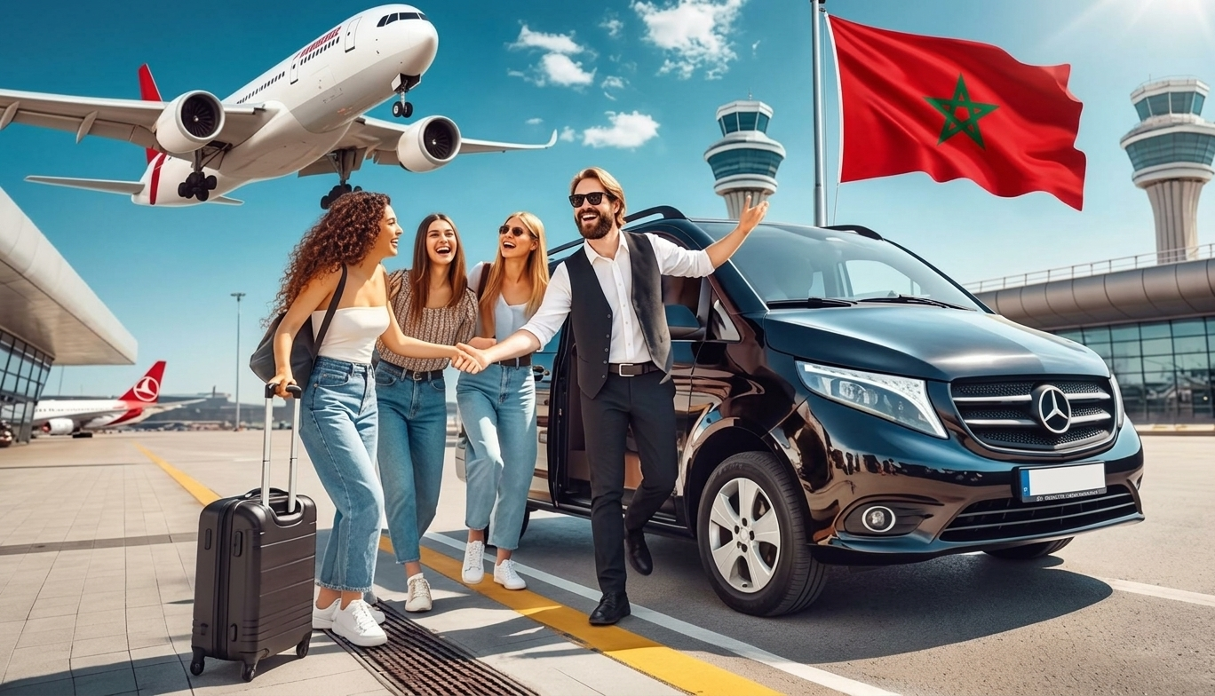 Airport transfer Morocco Casablanca Mohammed V private taxi